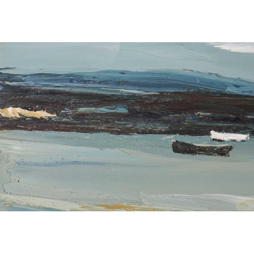 2 - † Donald McIntyre (1923-2009) British, 'The Estuary', oil on board, monogram signature to lower righ... 