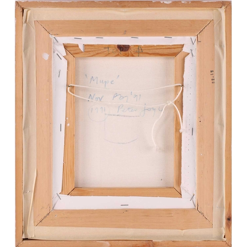 52 - † Peter Joyce (b.1964), 'Mupe', signed inscribed and dated November 1991 verso, acrylic on canvas, 3... 