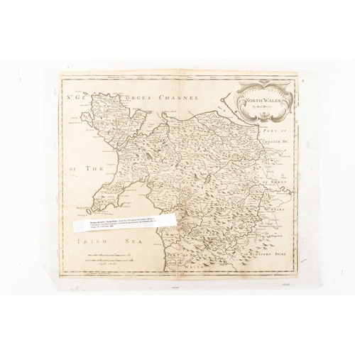 59 - A collection of five early unframed monochrome engraved maps, comprising 'Britannia Saxonica' by Rob... 