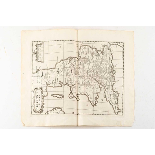 59 - A collection of five early unframed monochrome engraved maps, comprising 'Britannia Saxonica' by Rob... 