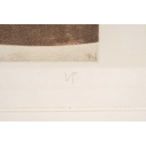 64 - † Victor Pasmore, Untitled 1974, monogrammed Printer's Proof, aquatint with etching and screenprint,... 