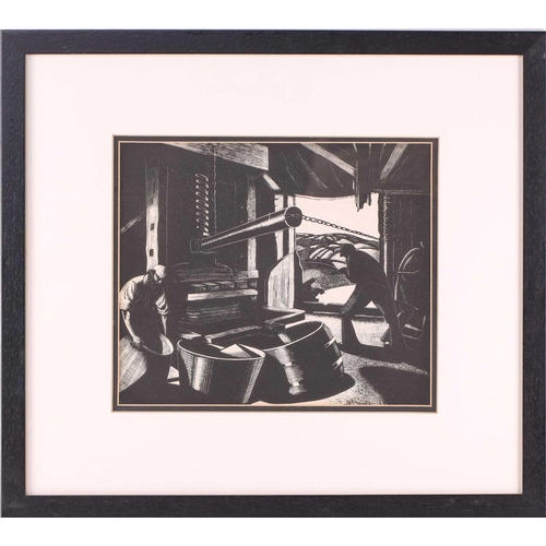 77 - † Claire Leighton (1898-1989), a set of five monochrome prints, from 'The Farmer's Year', each circa... 