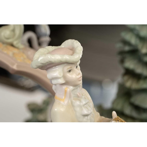 228 - A large and impressive Lladro figure group, 'Cinderella's Arrival' No 263 (edition of 1,500?) modell... 