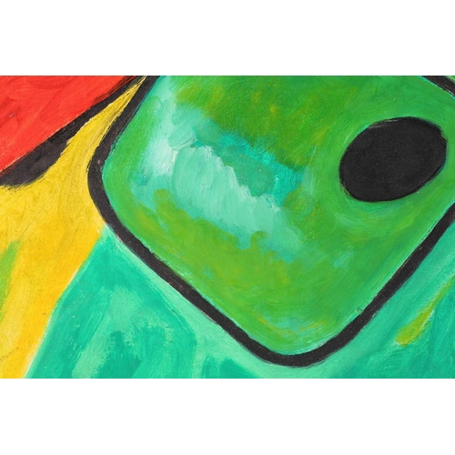 14 - † Art Derry (1930 - 1992) Trinidadian British, Abstract Landscape, inscribed faintly on the reverse,... 