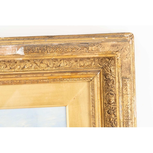 2 - Joseph Thors (1843-1898) British, a rural landscape, stream before a cottage, oil on canvas, signed ... 