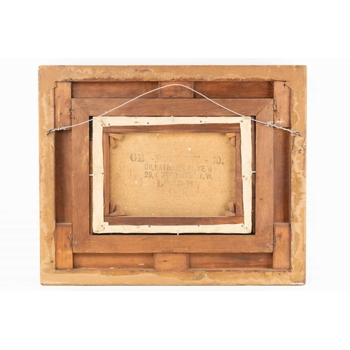 2 - Joseph Thors (1843-1898) British, a rural landscape, stream before a cottage, oil on canvas, signed ... 