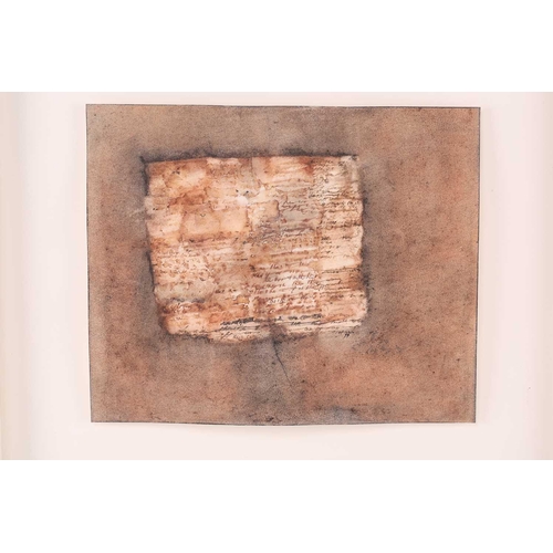 23 - Maliheh Afnan (1935-2016) Palestinian, 'My Kite' signed and dated lower right 99', mixed media on pa... 