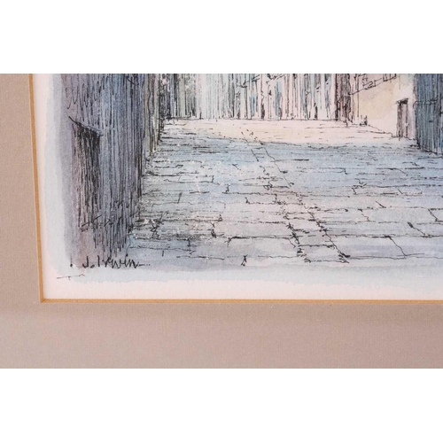 32 - Joyce Irwin (British, 20th century), The Top of Fig Tree Lane (Sheffield), Norfolk Row (Sheffield), ... 