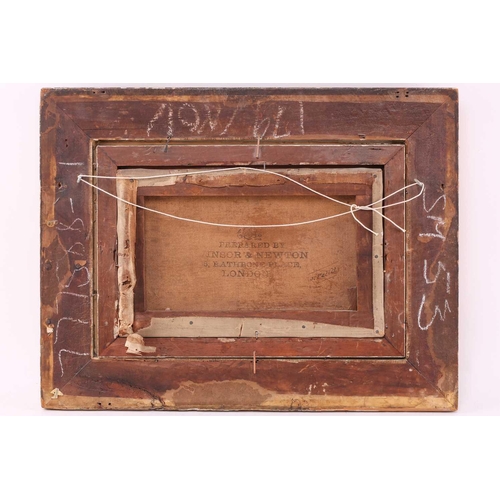 15 - Manner of Joseph Paul Pettitt (1812 - 1882), cattle grazing beneath a tree, a town in the distant, u... 