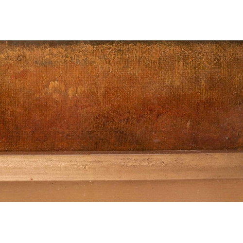 15 - Manner of Joseph Paul Pettitt (1812 - 1882), cattle grazing beneath a tree, a town in the distant, u... 