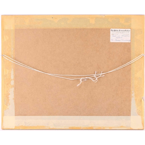 29 - Pamela Townsend (1920 - 2019), 'Boys fishing', 'Boat on Brighton Beach' and 'A blustery walk on the ... 