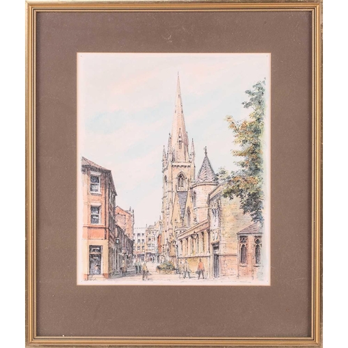 32 - Joyce Irwin (British, 20th century), The Top of Fig Tree Lane (Sheffield), Norfolk Row (Sheffield), ... 