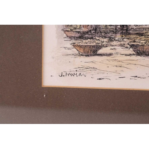 32 - Joyce Irwin (British, 20th century), The Top of Fig Tree Lane (Sheffield), Norfolk Row (Sheffield), ... 