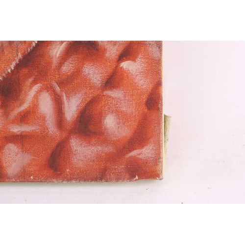 37 - † Darren Baker (b.1976), Portrait of a cavalier in a ruff and holding up a goblet, signed, oil on ca... 