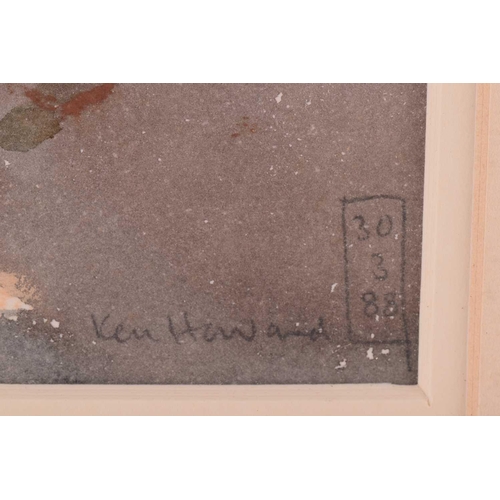 41 - † Ken Howard OBE R.A. (1932-2022) British, 'Valerie', depicting a girl reclining nude in a chair, si... 