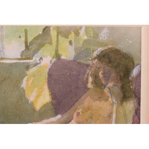 41 - † Ken Howard OBE R.A. (1932-2022) British, 'Valerie', depicting a girl reclining nude in a chair, si... 