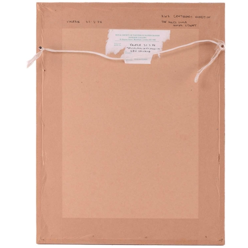 41 - † Ken Howard OBE R.A. (1932-2022) British, 'Valerie', depicting a girl reclining nude in a chair, si... 