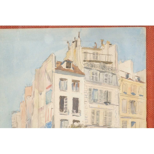 42 - Ernest Procter (1886-1935), Eglisé St. Sulpice, Paris, signed, watercolour on board, 37 x 27 cm, and... 