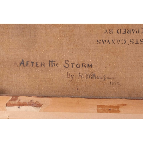 43 - Robert Witherspoon (1842-1917) British, 'After the Storm', Oil on canvas, signed and dated lower lef... 