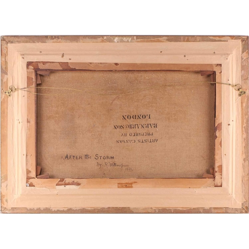 43 - Robert Witherspoon (1842-1917) British, 'After the Storm', Oil on canvas, signed and dated lower lef... 