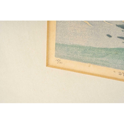 47 - Richard Malcolm Lloyd (1855-1945), Coastal view with boats at low tide, signed and dated 188?, water... 