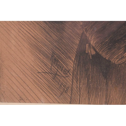 56 - Anders Leonard Zorn (1860 - 1920) 'Rosita Mauri', etching, signed and dated 89 within the plate, 24c... 