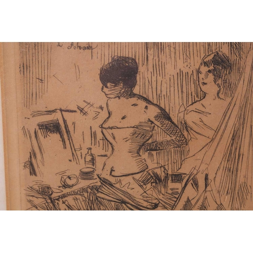 56 - Anders Leonard Zorn (1860 - 1920) 'Rosita Mauri', etching, signed and dated 89 within the plate, 24c... 