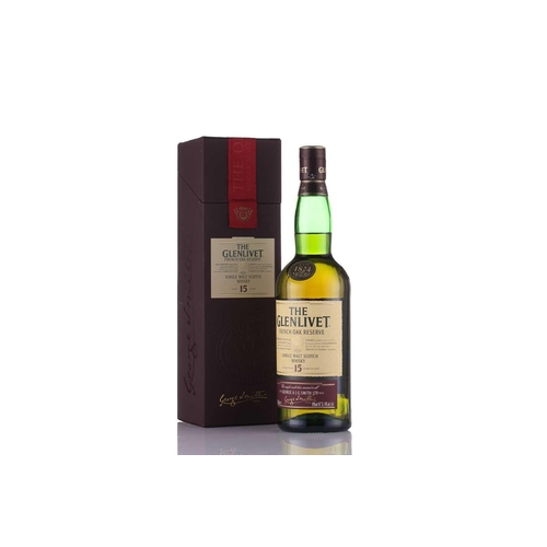 107 - A bottle of Glenlivet Single Malt Scotch Whisky, 18 Years, 70cl, 43% Vol, together with another simi... 