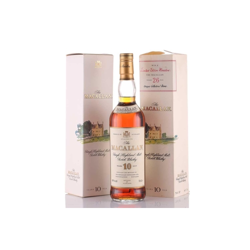 52 - A bottle of Macallan Single Highland Malt Scotch Whisky, Aged 10 Years, 70cl, 40 % Vol, in original ... 