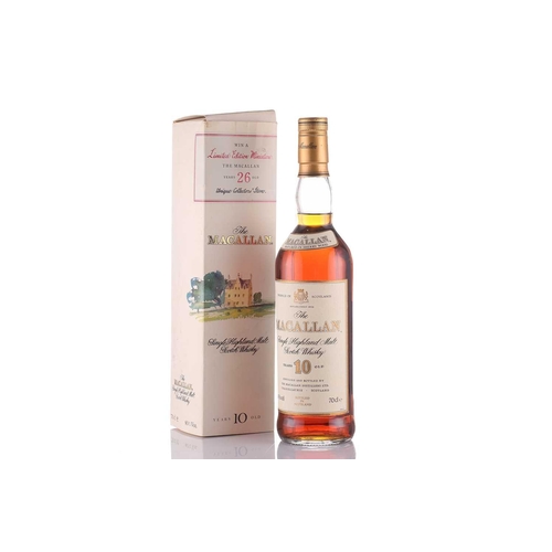 52 - A bottle of Macallan Single Highland Malt Scotch Whisky, Aged 10 Years, 70cl, 40 % Vol, in original ... 