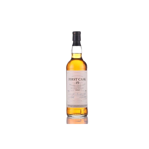 64 - A bottle of First Cask Highland Single Malt Scotch Whisky, 1990, Cask No.1503, Bottle No. 184 (Aged ... 