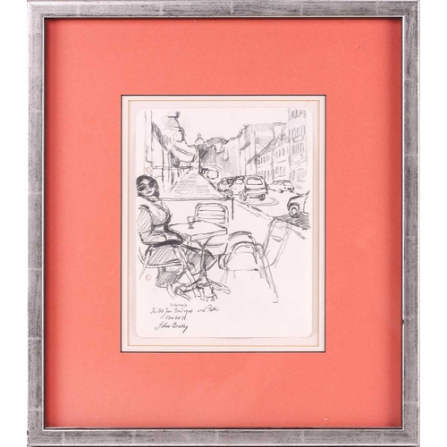 100 - † John Bratby (1928-1992), 'Darling Patricia, France 1978', signed and dated, pencil on paper, 32 x ... 