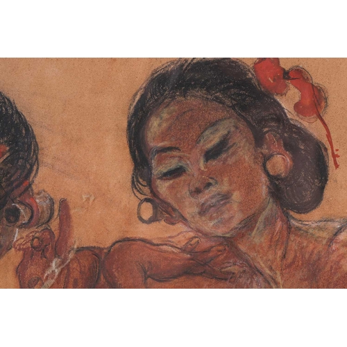 103 - † Adrien Jean le Mayeur de Merpres (1880-1958) Belgian (resided Bali), Two Balinese dancers, signed ... 