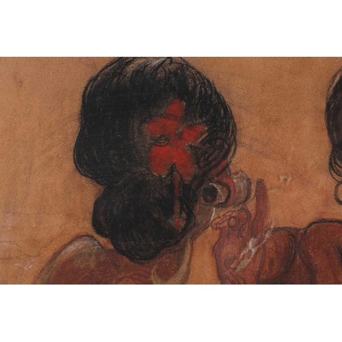 103 - † Adrien Jean le Mayeur de Merpres (1880-1958) Belgian (resided Bali), Two Balinese dancers, signed ... 