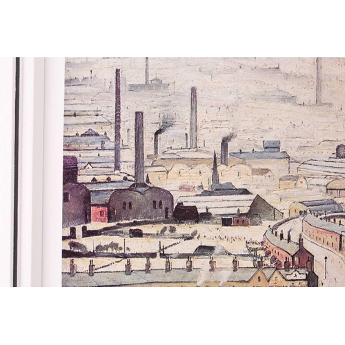 104 - † Laurence Stephen Lowry RA (1887-1976) British, 'The Pond', limited edition print, signed in pencil... 