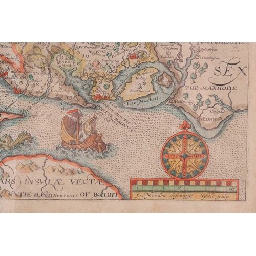 110 - After John Speed (1552-1629), a map of the Turkish Empire, dated 1626, published by George Humble at... 