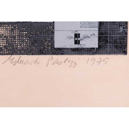 119 - † Sir Eduardo Paolozzi (1924 - 2005), Appendix 4 From Early Italian Poets (from the Calcium Light Ni... 