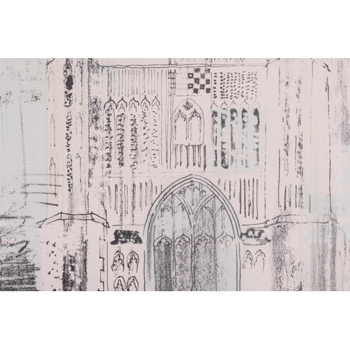 122 - † John Piper (1903 - 1992), Redenhall, Norfolk: The Tower (1964), signed and numbered 65/70 in penci... 