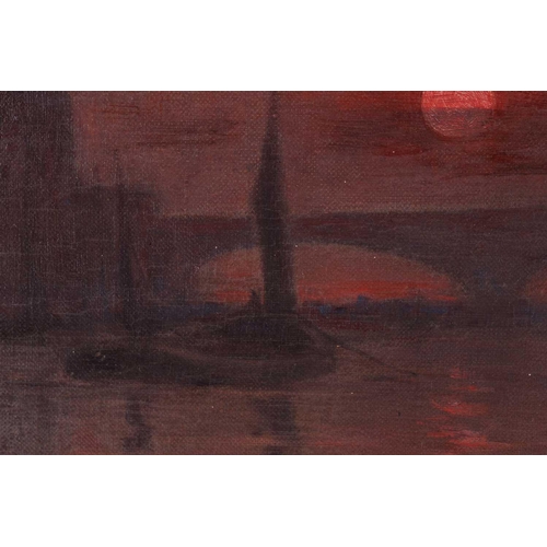 21 - John Mansfield Crealock (1871 - 1959), 'The Thames at Battersea', signed, inscribed and dated 1904 v... 