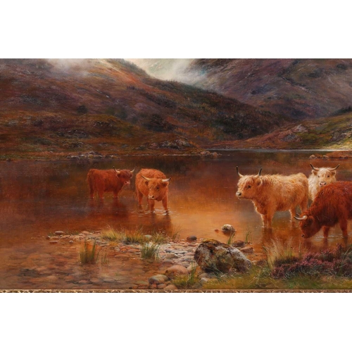 30 - Louis Bosworth Hurt (1856 - 1929) Glen Cannich, Invernesshire, signed and dated 1897, large oil on c... 