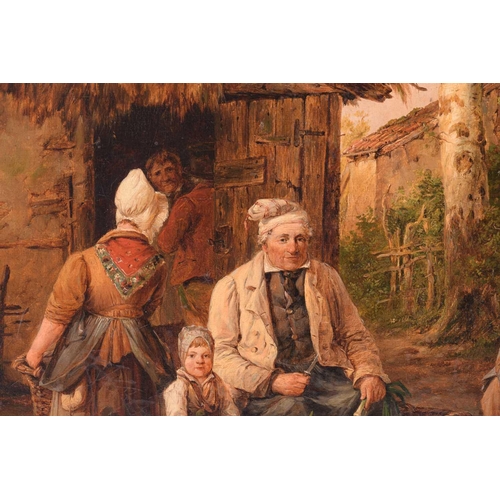 53 - Thomas Sydney Cooper (1803 - 1902), Preparing for Market, signed 'T.S. Cooper 1830', oil on canvas, ... 