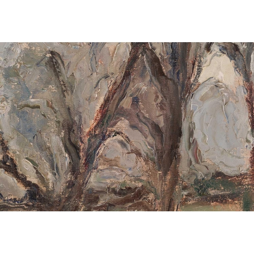 65 - † Ronald Ossory Dunlop (1894-1973), Woodland stream, signed, oil on canvas, 49 x 59cm, framed