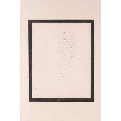 87 - After Henri Matisse (1869 - 1954) French, Dessins: Thèmes et Variations, numbered 014 and signed in ... 