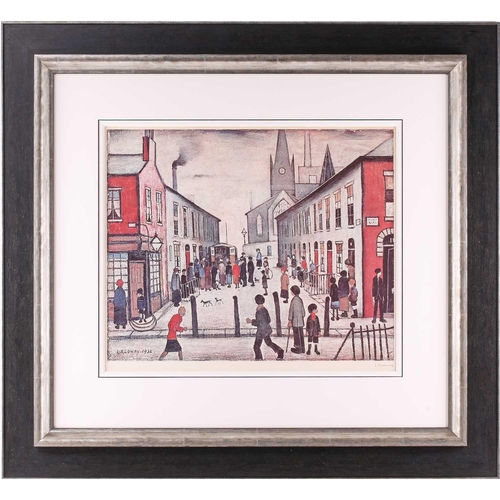 88 - † Laurence Stephen Lowry RA (1887-1976) British, 'Fever Van', Limited edition print, signed in penci... 