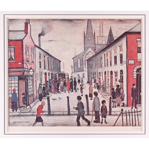 88 - † Laurence Stephen Lowry RA (1887-1976) British, 'Fever Van', Limited edition print, signed in penci... 