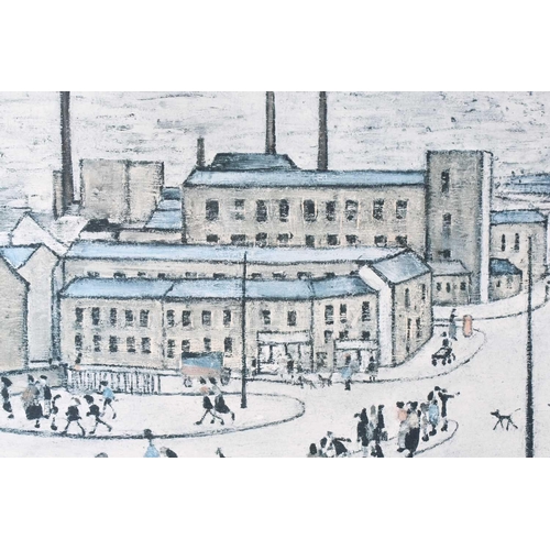 93 - † Laurence Stephen Lowry RA (1887-1976) British, 'Huddersfield', limited edition print, signed in pe... 