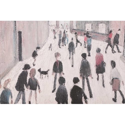 98 - † Laurence Stephen Lowry RA (1887-1976) British, 'Mrs Swindell's Picture', limited edition print, si... 