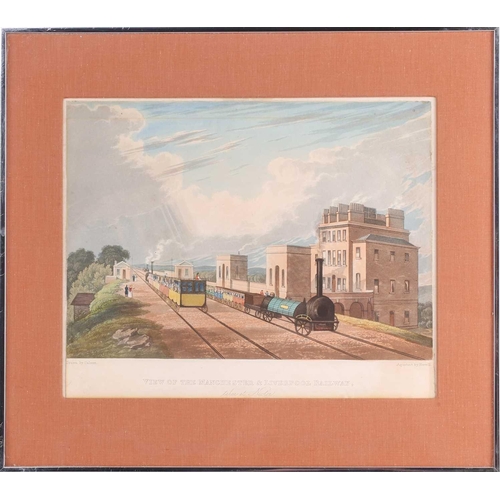 99 - After Thomas Talbot Bury (1811-1877), Twelve views of The Liverpool and Manchester Railway, R. Acker... 