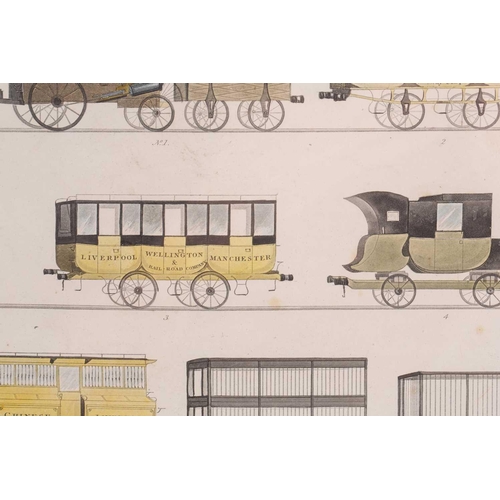 99 - After Thomas Talbot Bury (1811-1877), Twelve views of The Liverpool and Manchester Railway, R. Acker... 