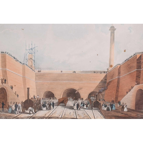 99 - After Thomas Talbot Bury (1811-1877), Twelve views of The Liverpool and Manchester Railway, R. Acker... 